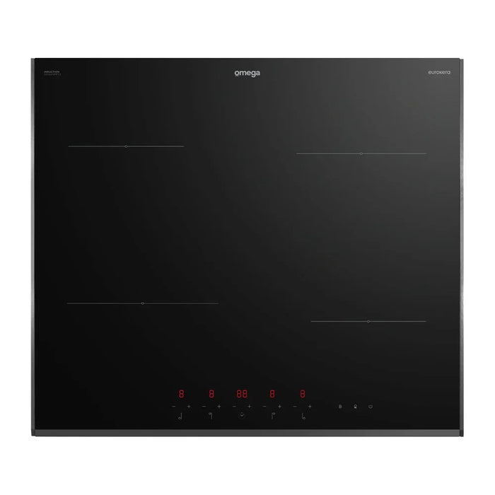 Omega 60cm Induction Cooktop 10 Amp Power Phasing