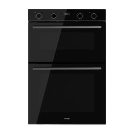 Omega 60cm 12 Function Double Oven Midnight