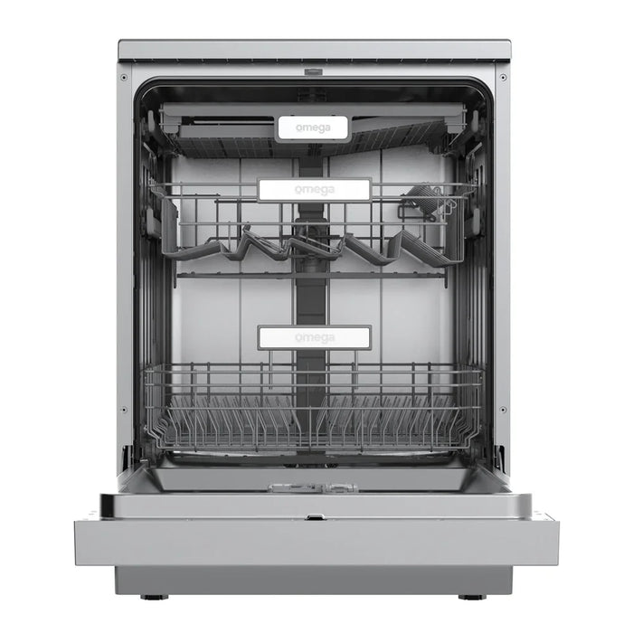 Omega 60cm Freestanding Dishwasher - Stainless Steel