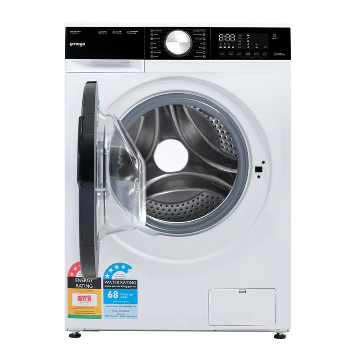 Omega 10kg Auto Dose Front Load Washing Machine
