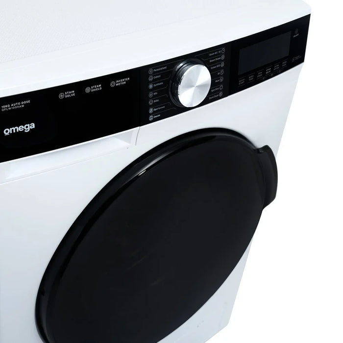 Omega 10kg Auto Dose Front Load Washing Machine