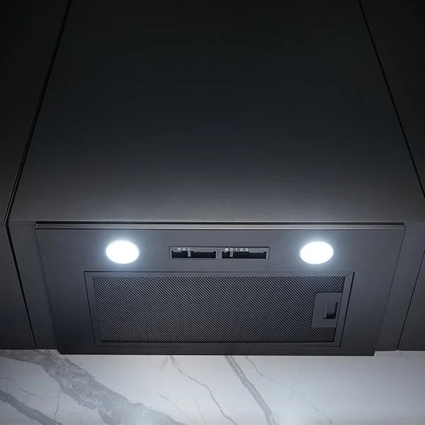 Omega 52cm Undermount Rangehood - Matte Black