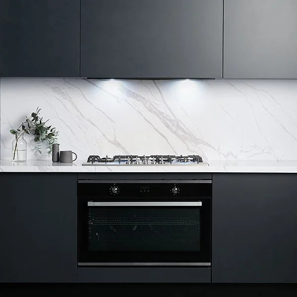 Omega 90cm Undermount Rangehood - Matte Black