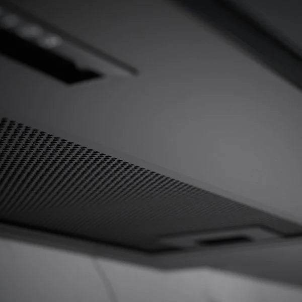 Omega 90cm Undermount Rangehood - Matte Black