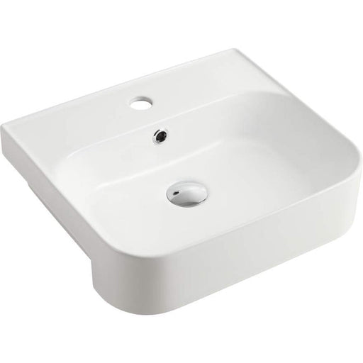 Oliveri Dublin Semi-Recessed Basin-DU7130E-blue-leaf-bathware