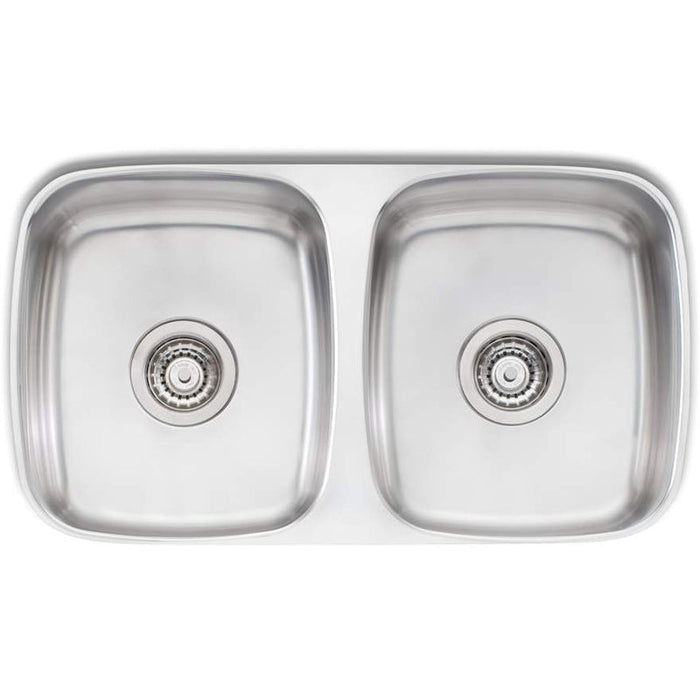 Oliveri Endeavour Double Bowl Undermount Sink-EE63U-blue-leaf-bathware