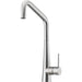 Oliveri Essente Stainless Steel Square Goose Neck Mixer-SS2570-blue-leaf-bathware