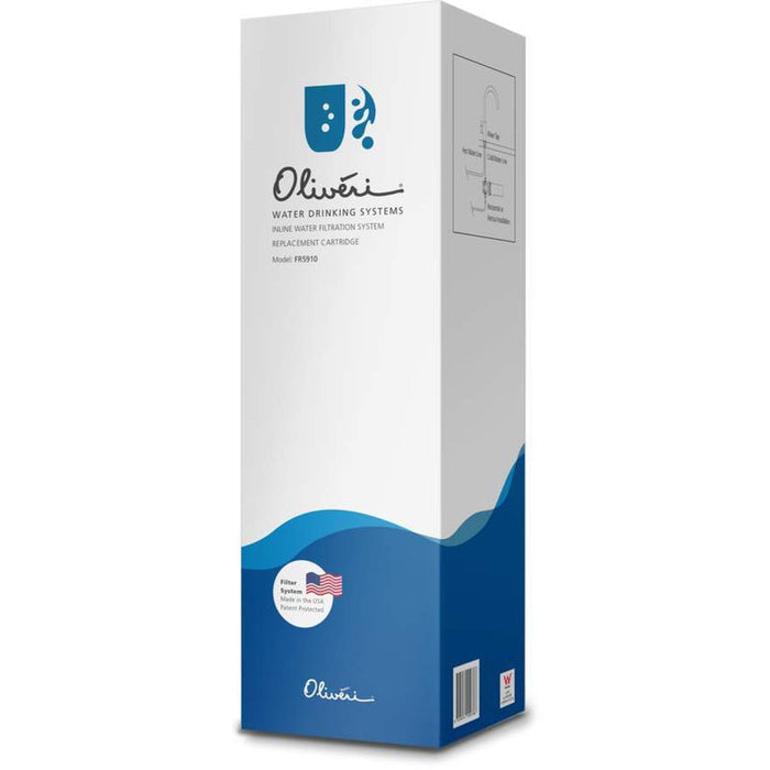 Oliveri Inline Water Filtration System Replacement Cartridge for Harsh Water Use-FR5950-blue-leaf-bathware