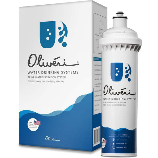 Oliveri Inline Water Filtration System for Harsh Water Use-FS5050-blue-leaf-bathware