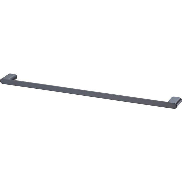 Oliveri Madrid Matte Black Single Towel Rail 650mm-MA824CC3MB-blue-leaf-bathware