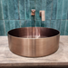 Oliveri - Milan Round Stainless Steel Counter Top Basin Copper-MI71CU-blue-leaf-bathware