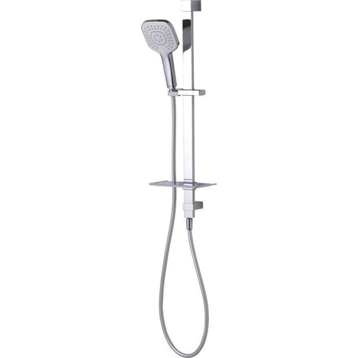 Oliveri Monaco Chrome Hand Shower With Rail-MO168013CR-blue-leaf-bathware