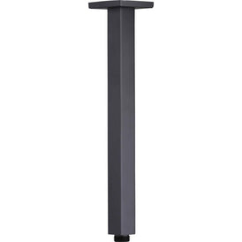 Oliveri Monaco Matte Black Ceiling Mounted Shower Arm-MO0007MB-blue-leaf-bathware