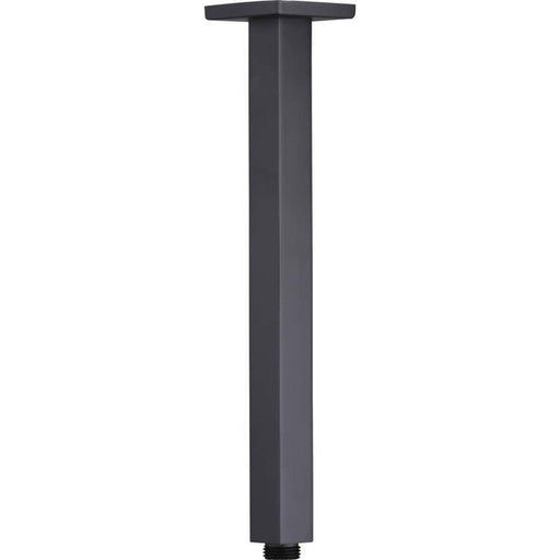 Oliveri Monaco Matte Black Ceiling Mounted Shower Arm-MO0007MB-blue-leaf-bathware