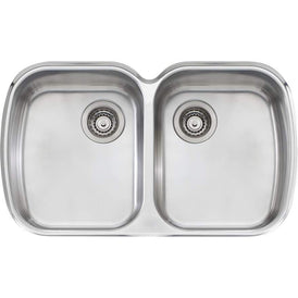Oliveri Monet Double Bowl Undermount Sink-MO70U-blue-leaf-bathware