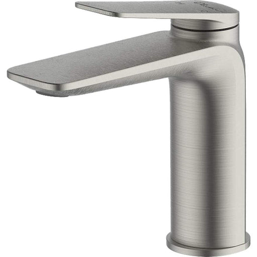 Oliveri Paris Brushed Nickel Basin Mixer-PA069520BN-blue-leaf-bathware