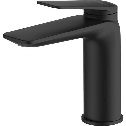 Oliveri Paris Matte Black Basin Mixer-PA069526MB-blue-leaf-bathware