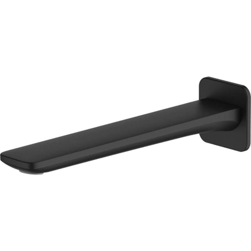 Oliveri Paris Matte Black Wall Spout-PA102206MB-blue-leaf-bathware