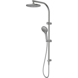 Oliveri Rome Brushed Nickel Dual Shower Set-RO36341BN-blue-leaf-bathware