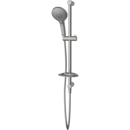 Oliveri Rome Brushed Nickel Hand Shower With Rail-RO147013BN-blue-leaf-bathware