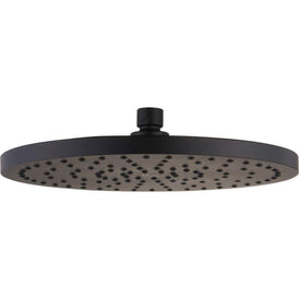 Oliveri Rome Matte Black Shower Rose-RO26500MB-blue-leaf-bathware