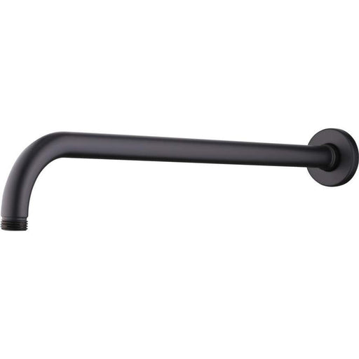 Oliveri Rome Matte Black Wall Mounted Shower Arm-RO15240MB-blue-leaf-bathware