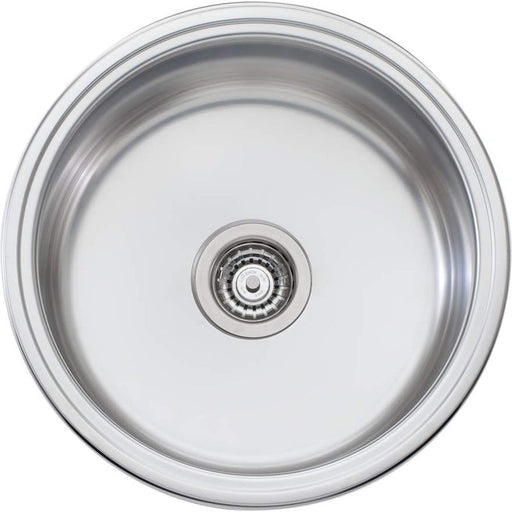 Oliveri Solitaire Round Bowl Sink-LR510-blue-leaf-bathware