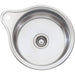 Oliveri Solitaire Round Bowl Sink With Tap Landing-LR515-blue-leaf-bathware