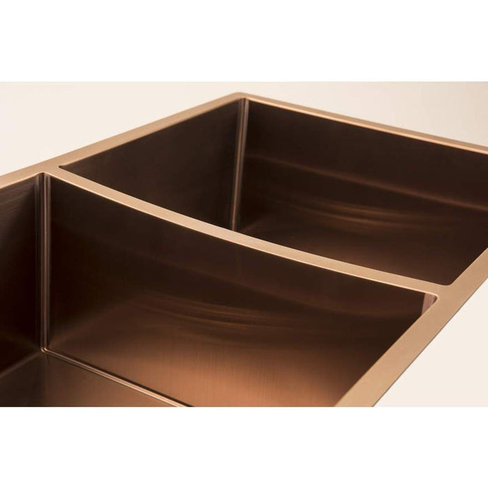 Oliveri Spectra 1 & 1/2 Bowl Copper Sink-SB35CU-blue-leaf-bathware