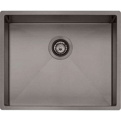 Oliveri Spectra Single Bowl Gunmetal Sink-SB50GM-blue-leaf-bathware