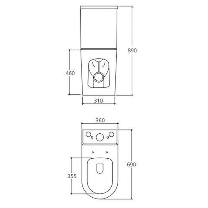 Oliveri Vienna Comfort Height Back To Wall Toilet Suite-VI1273CH-blue-leaf-bathware