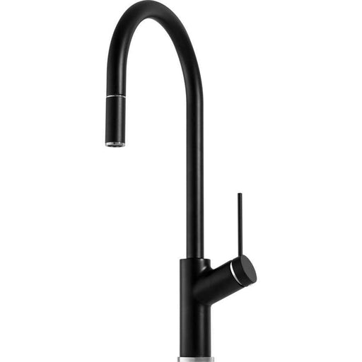 Oliveri Vilo Pull Out Mixer Matte Black-VT0398C-BLACK-blue-leaf-bathware