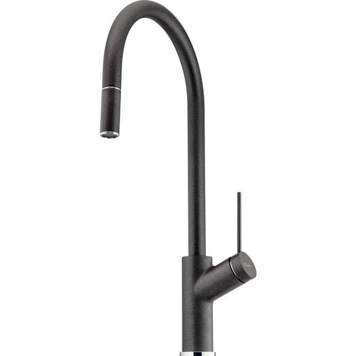 Oliveri Vilo Pull Out Mixer Santorini Black-VT0398C-ST-BL-blue-leaf-bathware