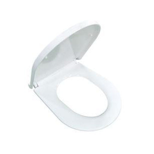 Oliveri White Toilet Seat for Naples Back To Wall Toilet Suite (NA369)-NA5011-blue-leaf-bathware