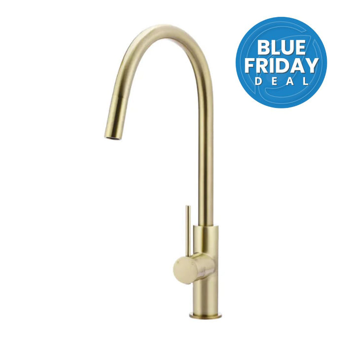 Meir Round Piccola Pull Out Kitchen Mixer Tap - Tiger Bronze