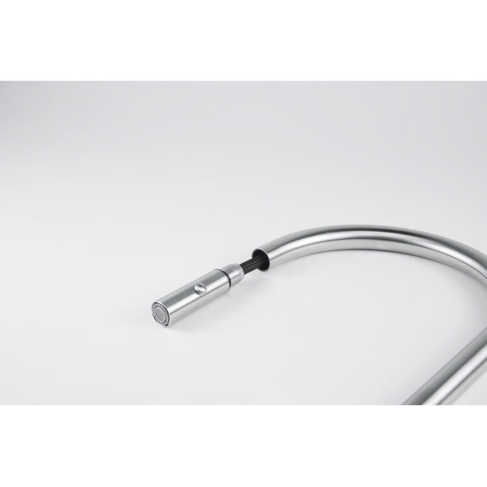 Franke Eos Neo SS Pull Out Tap - Stainless steel