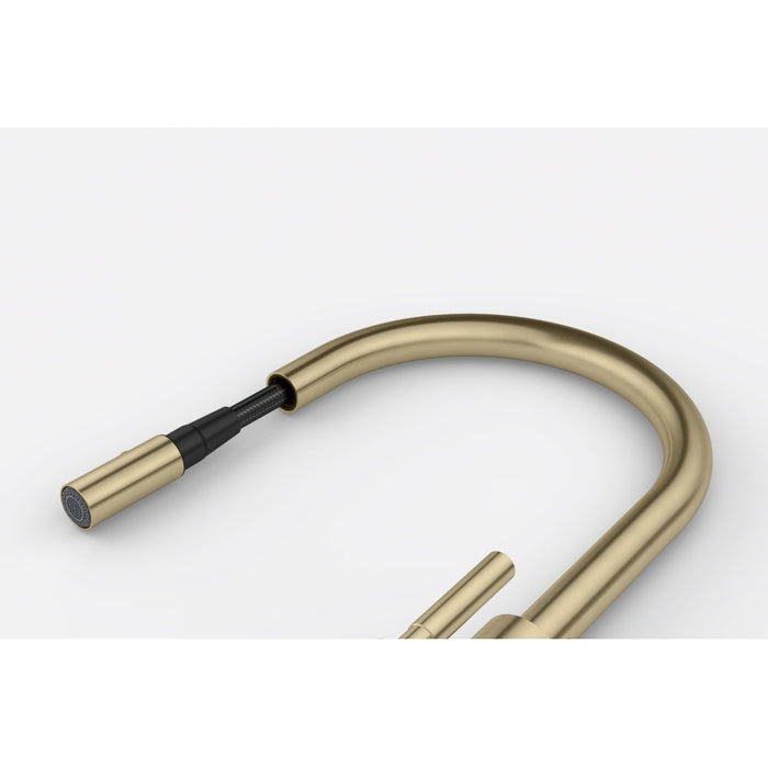 Franke Mythos Masterpiece Pull-Out Tap - Gold
