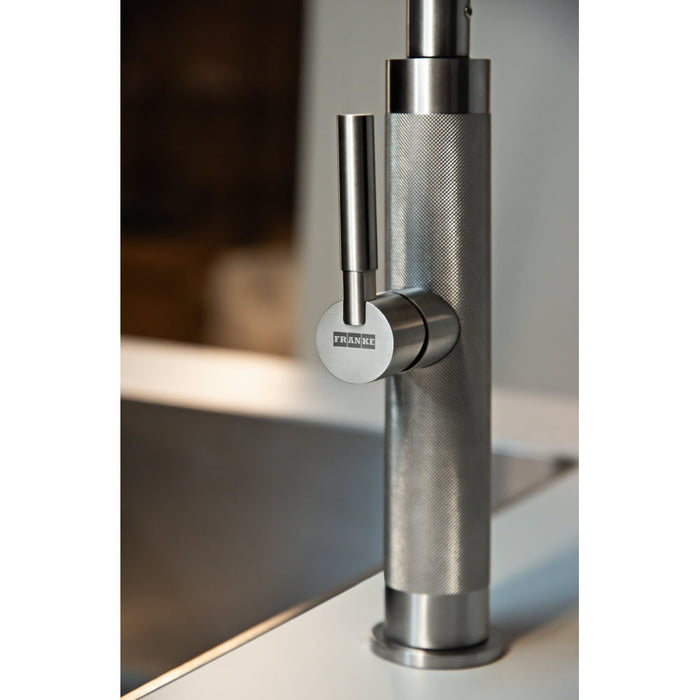 Franke Mythos Masterpiece Pull-Out Tap - Stainless steel