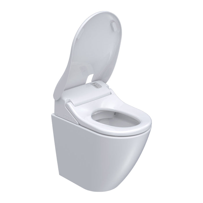 Parisi Aqua Intelligent Wall Faced Pan (Bottom Inlet) - Gloss White
