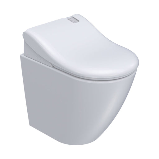 Parisi Aqua Intelligent Wall Faced Pan (Bottom Inlet) - Gloss White