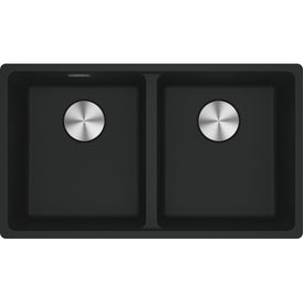 Franke Maris Double Bowl Sink - Matte black