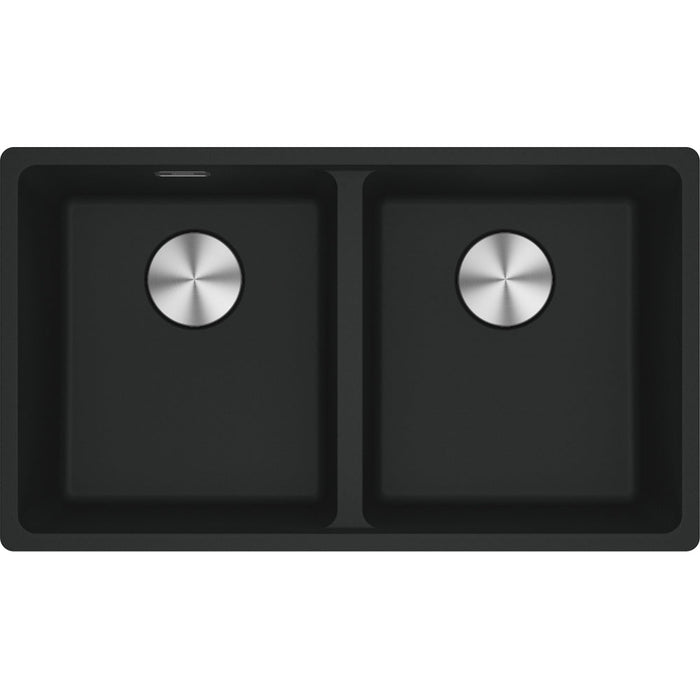 Franke Maris Double Bowl Sink - Matte black