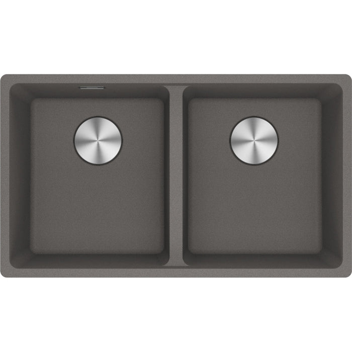 Franke Maris Double Bowl Sink - Stone grey