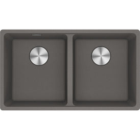 Franke Maris Double Bowl Sink - Stone grey