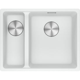 Franke Maris Double Bowl Sink - Polar white