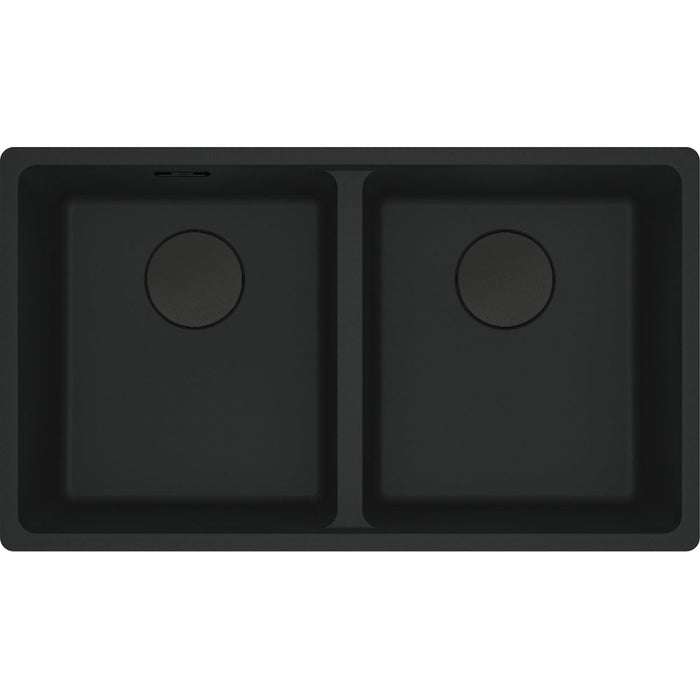 Franke Maris Double Bowl Sink - Matte black