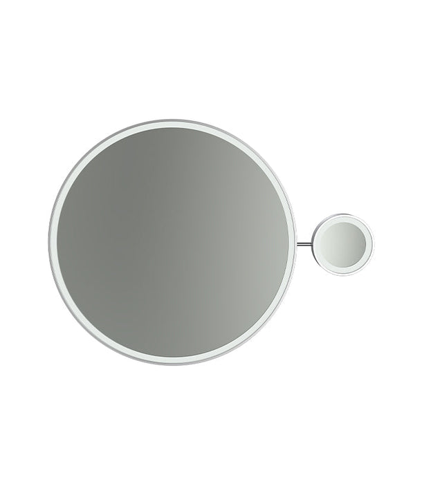 Parisi Acciaio Progressive LED Mirror 800 Magnifier - Chrome-AC-800-2LM-C-blue-leaf-bathware