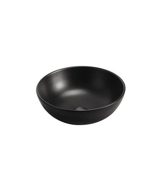 Parisi Baby Catino Bench Basin - Matt Black-PMP365.02-blue-leaf-bathware