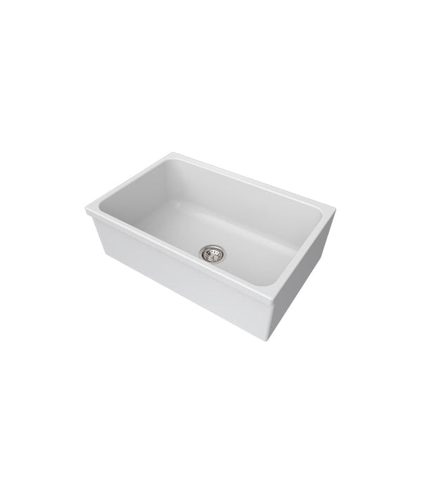 Parisi Butler Single Bowl Sink-SMQ530-blue-leaf-bathware