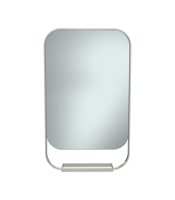 Parisi Cameo 600 Progressive LED Mirror - Brushed Nickel-CA-600-2L-BN-blue-leaf-bathware